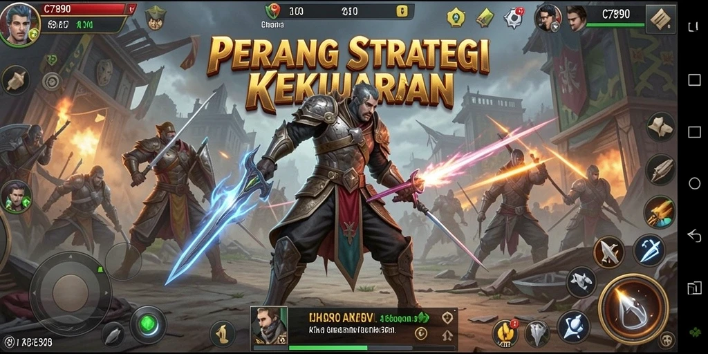Tampilan gameplay C7890 yang menegangkan dan penuh warna.