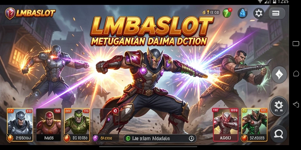 Tangkapan layar menampilkan aksi mendebarkan dalam LMBASLOT.