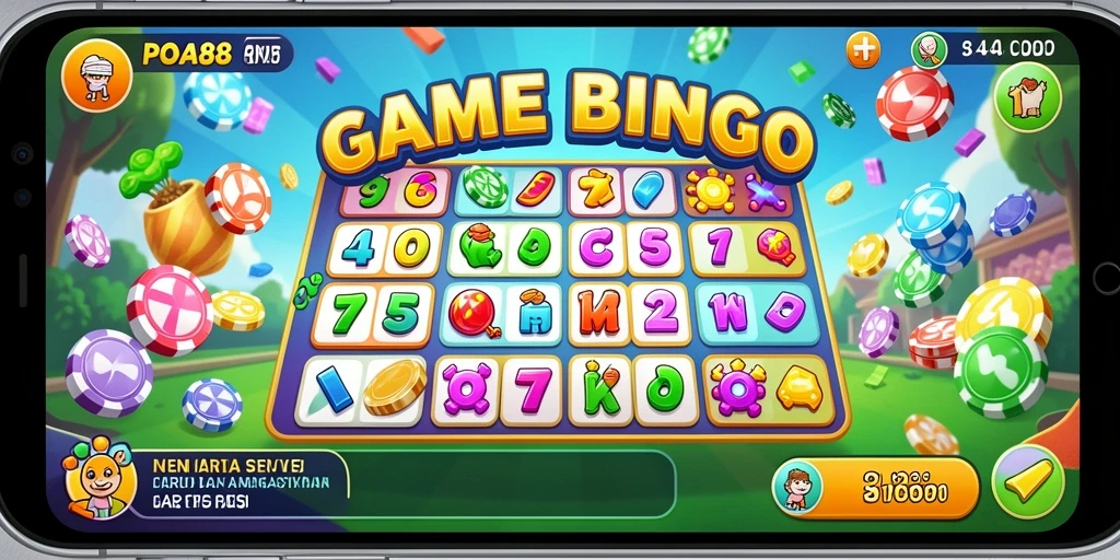 Screenshot gameplay Bingo seru dari aplikasi POA88