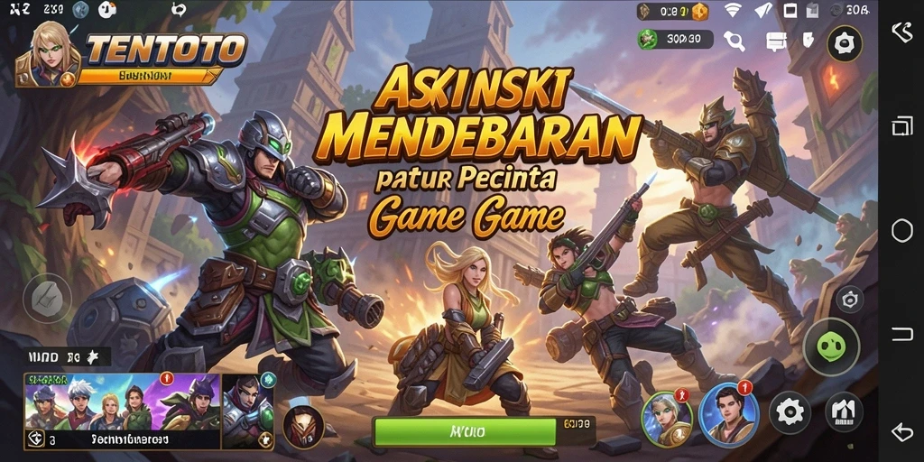 Tangkapan layar TENTOTO menampilkan aksi mendebarkan dalam gameplay.